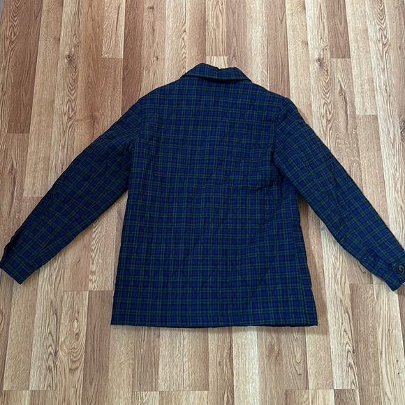 Sezane tartan button up quilt jacket - Picture 4 of 4